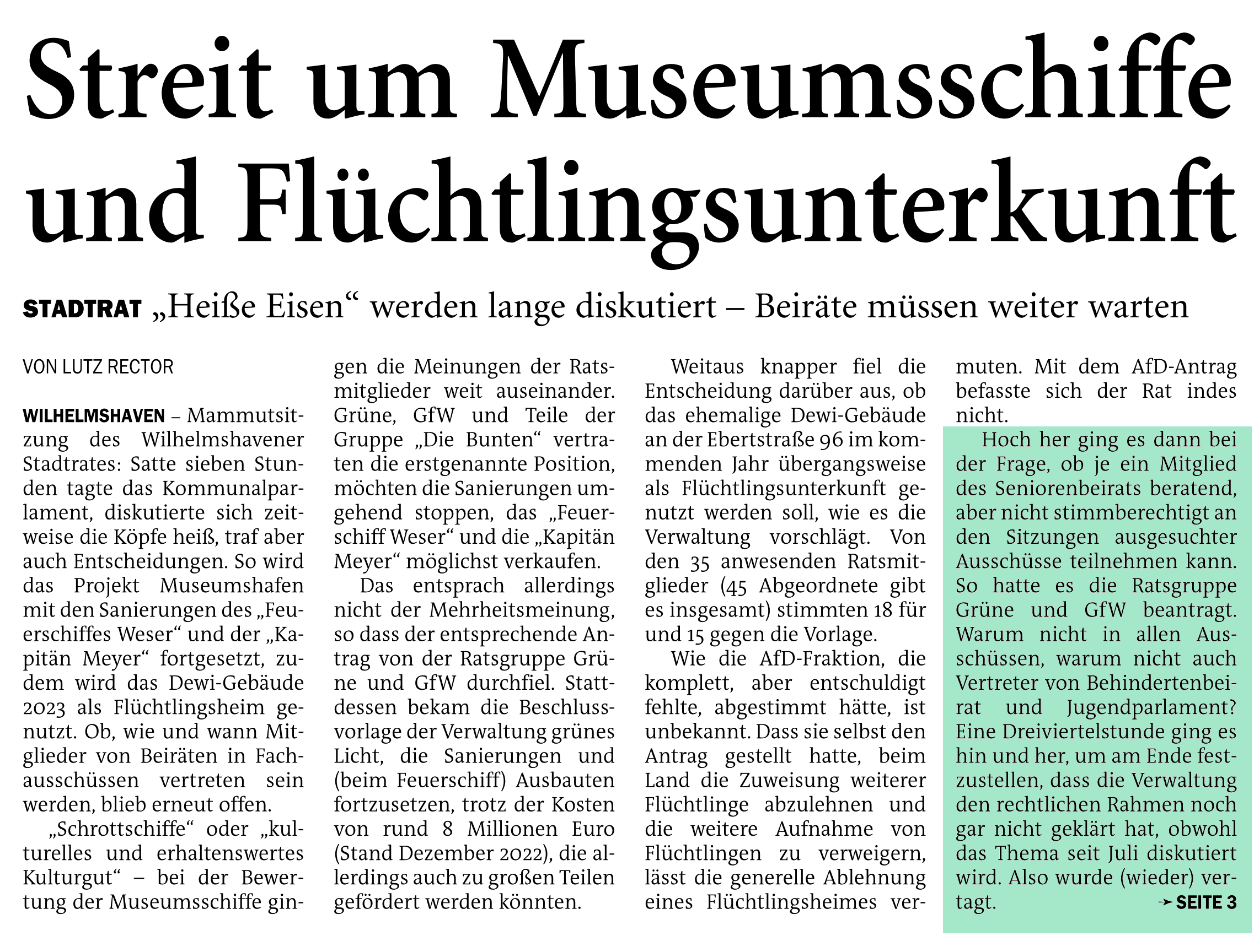 2022-12-16 Wilhelmshavener Zeitung - 16-12-2022 print.png