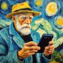 Vorschaubild für Datei:Van Gogh-Senior-Smartphone.jpg