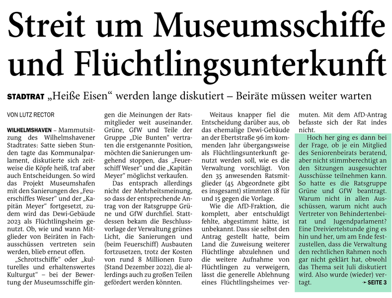 Datei:2022-12-16 Wilhelmshavener Zeitung - 16-12-2022 print.png